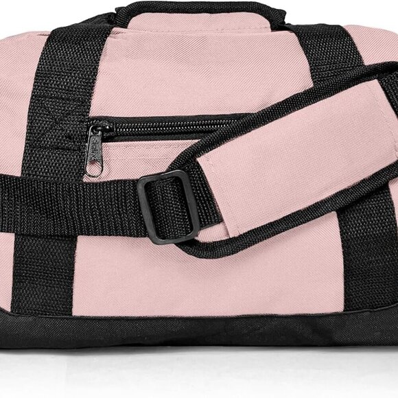 14" Small Duffle Bag Two Toned Gym Travel Bag - Picture 2 of 7